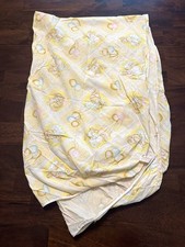 Vintage Dundee Fitted Crib Sheet Pastel Print Bunnies  Balloons Rare