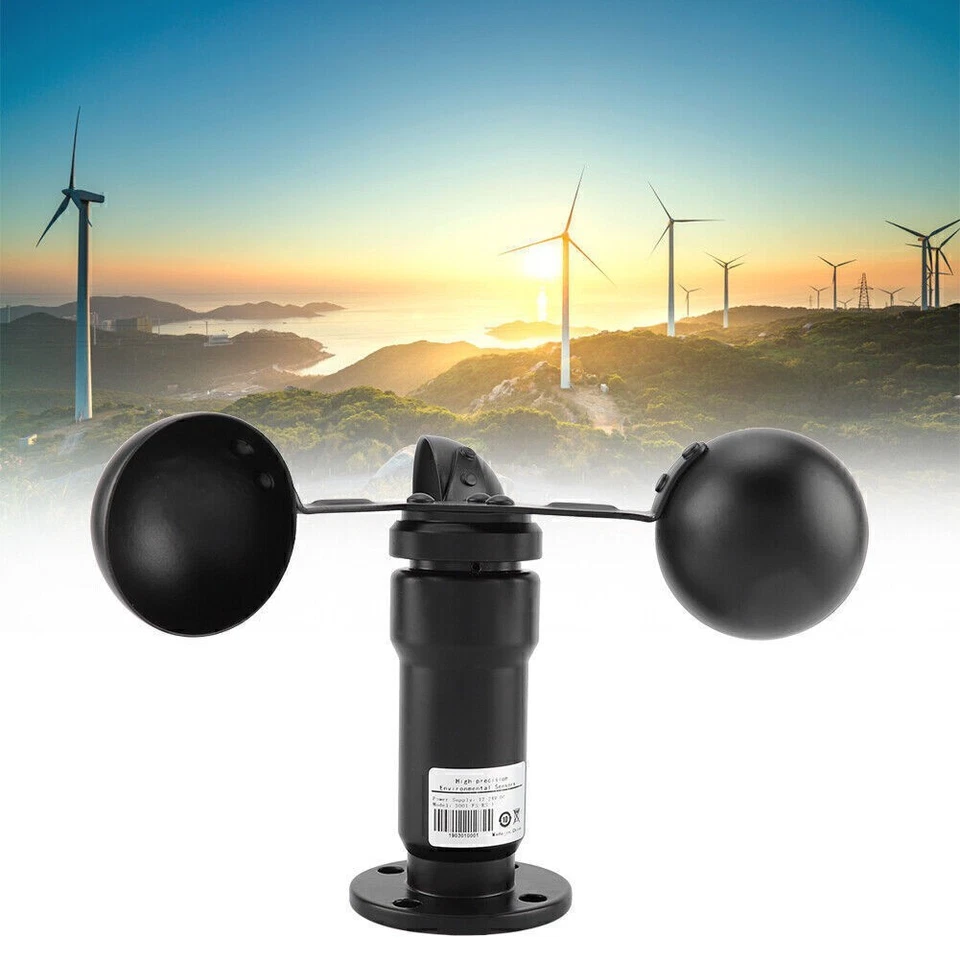 0-10V PNP Wetterstation Windgeschwindigkeit Wind Sensor Windmesser 2.5M - Bild 4 von 4