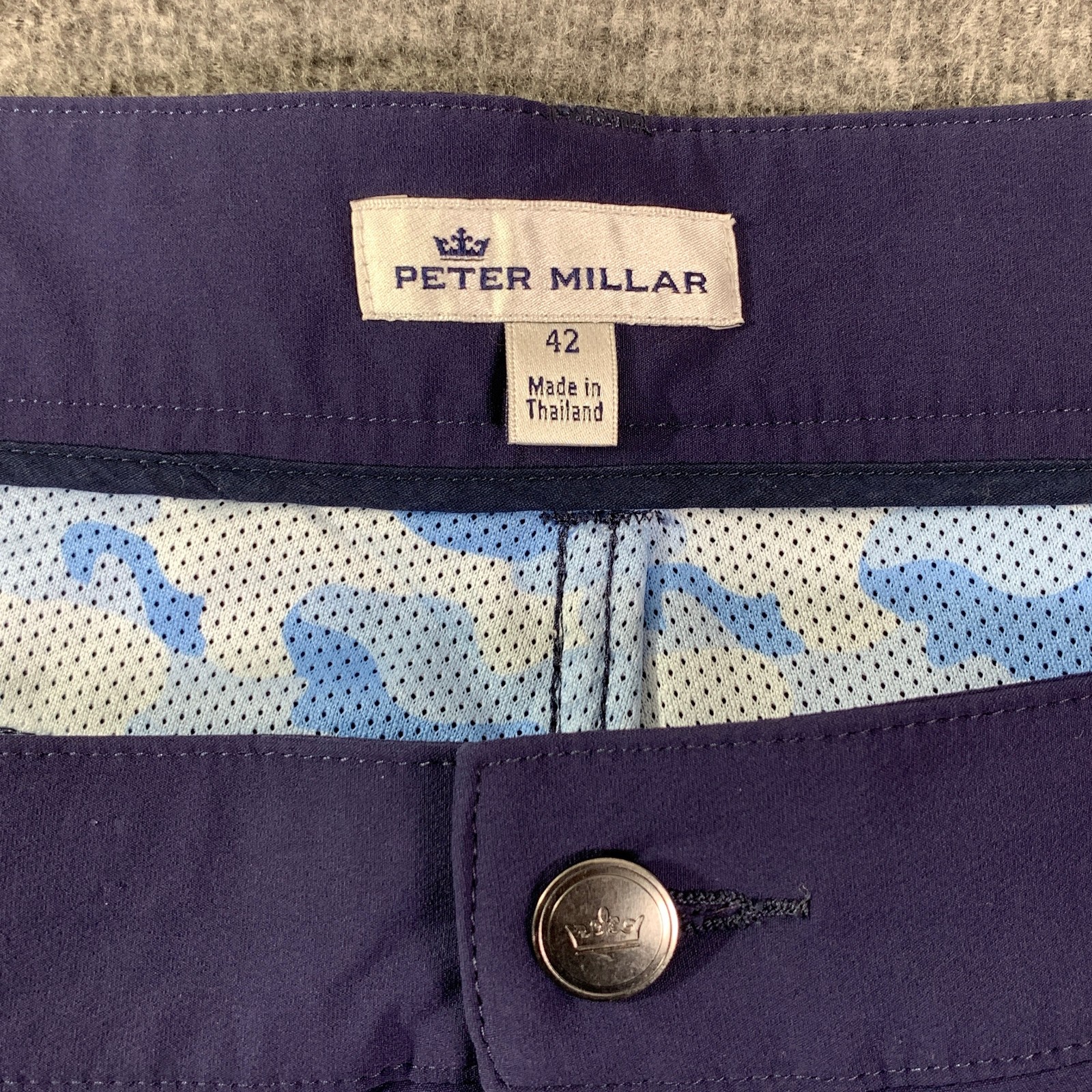 Peter Millar Performance Pants Men 42x33 Blue Gol… - image 2