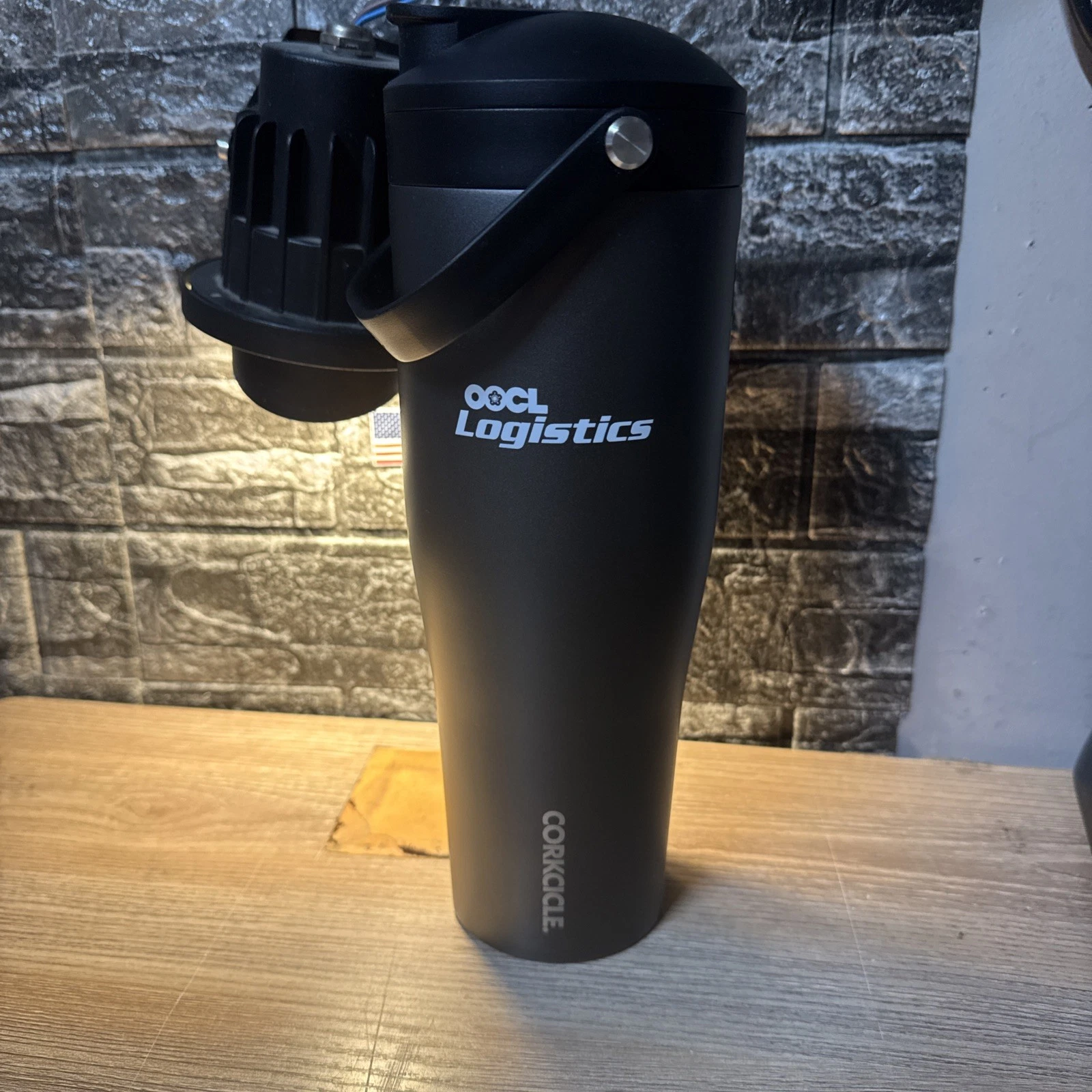 Corkcicle OOCL Logistics Protein Shaker with Leakproof Lid 30oz Ceramic Slate