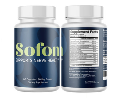Sofon Nerve Support Formula Neurotherapy for Brain & Cognitive Function 60 Caps
