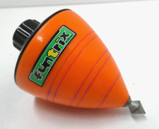 VINTAGE FUNTRIX BY EOLO SPORT ORANGE HARD PLASTIC SPINNING TOP