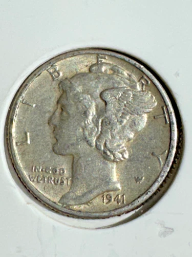 1941-D Mercury Dime 10C Extremely Fine (XF) Condition