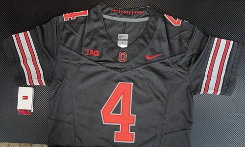 2026 Jeremiah Smith "Buckeye Stripe" Black Ohio State OSU Jersey 4 Buckeyes - product listing photo