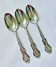 Gorham Strasbourg Sterling Silver Spoons – Set of 3, Usable, Worn/Damaged