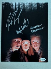 DONAHUE LEONARD WILLIAMS 3x Signed The Blair Witch Project 8x10 PHOTO JSA COA B