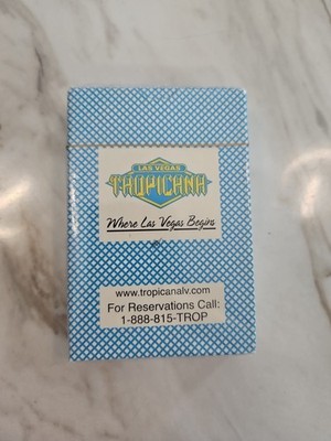 Vintage new old stock, playing cards, complete deck, Las Vegas Tropicana
