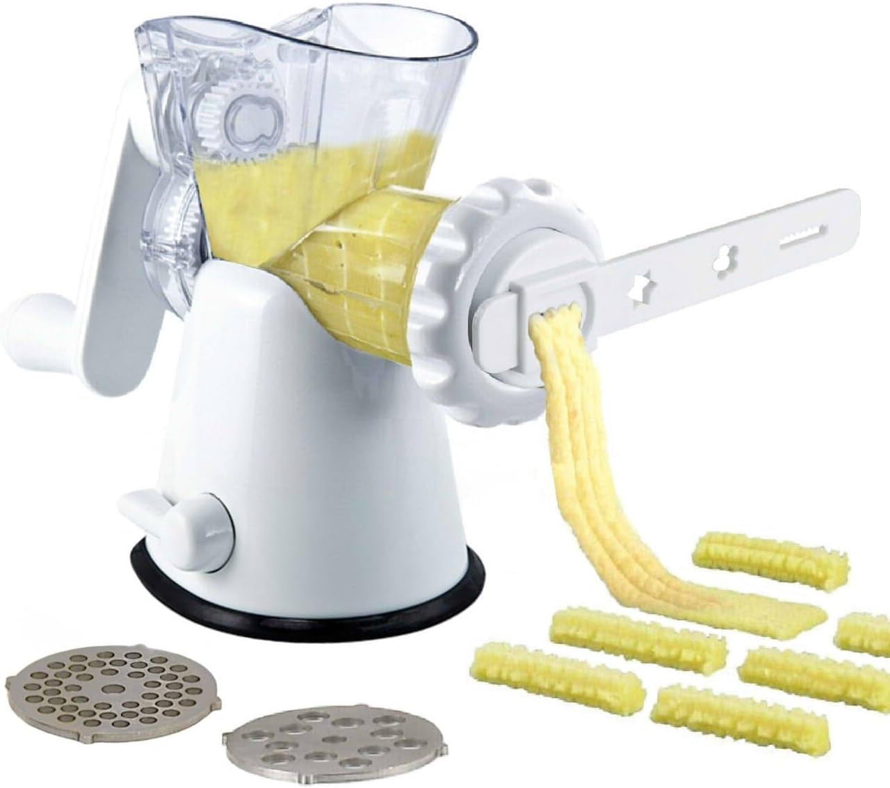 Tritacarne Manuale e Biscottiera 2-in-1 | Macchina per Biscotti Modelli Alleg
