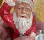 Vintage Celluloid Plastic Figurine Santa Claus  Holding a Lantern 6" Tall — photo 8
