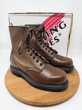 NEW IN BOX RED WING 953 SuperSole Soft Toe Brown Leather Boots US Size 6
