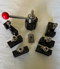 8 pc WEDGE TYPE AXA QUICK CHANGE TOOLPOST SET 9"/10K SOUTH BEND LATHE OR SIMULAR