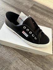 Superga 2750 Cotu Classic Sneakers - Black White 5.5M 7W