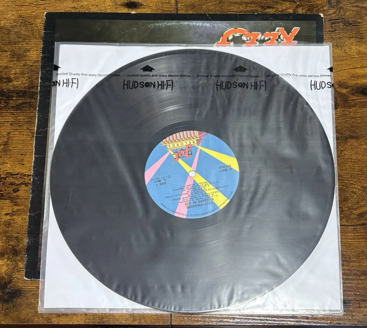 Ozzy Osbourne Blizzard of Ozz 1980 Original Pressing Jet Records JZ 36812