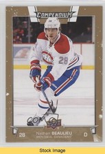 2017-18 Upper Deck Compendium Gold Nathan Beaulieu #140 READ o1h