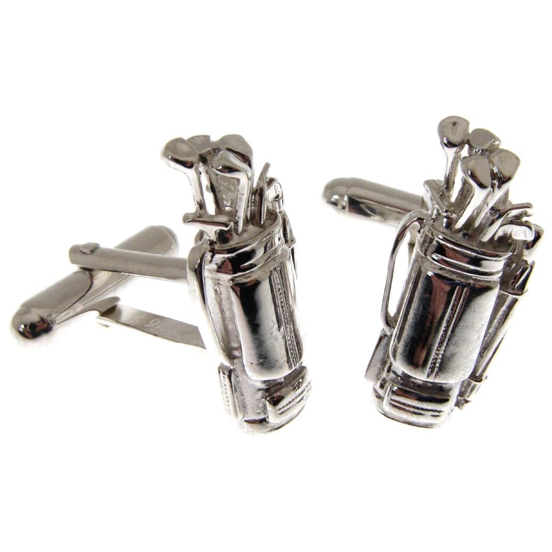 Sterling silver golf best sale cufflinks