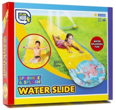 KINDER SOAK N SPLASH 16f AQUA GARTEN WASSERRUTSCHE SPRAY SPRINKER POOL SPIELZEUG