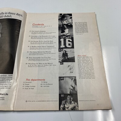 1970 November 23 Sports Illustrated Magazine The Oldest Pro 1970 November 23 Sports Illustrated Magazine The Oldest Pro