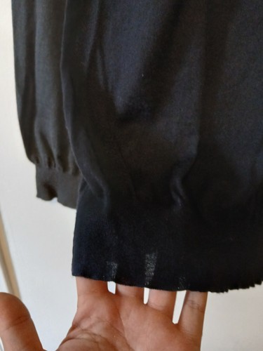 PRADA - Cashmere silk navy sweater - Sz 54 (fits M) - Picture 6 of 8