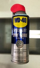 WD-40 SPECIALIST DRY LUBE w/ PTFE Dirt Dust Corrosion Resistant Lubricant Spray