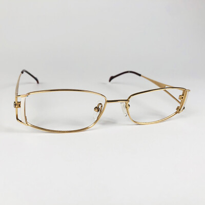 STEPPER Brille GOLD RECHTECKIG Brillengestell MOD: SI-3144 F012