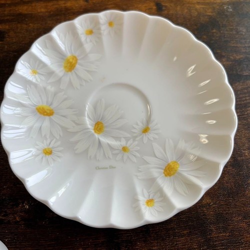 Christian Dior Pair Margaret cup and saucer White With box - Picture 10 of 15