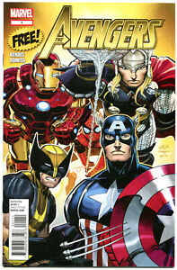 AVENGERS-SAMPLER-1-NM-Promo-2012-Thor-Wolverine-Iron-Man-Captain-America