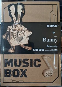 Rokr 3D Bunny Music Box Laser Cut