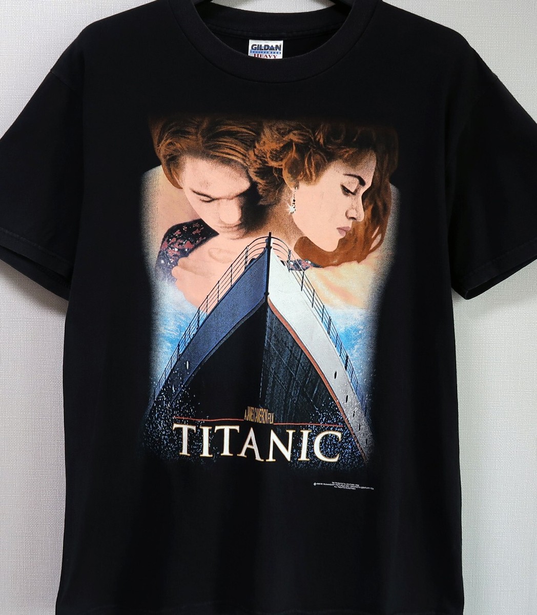 Titanic 1998 Dicaprio Winslet ヴィンテージTシャツ 1998年公開 映画『Titanic（タイタニック）』ヴィンテージTシャツ