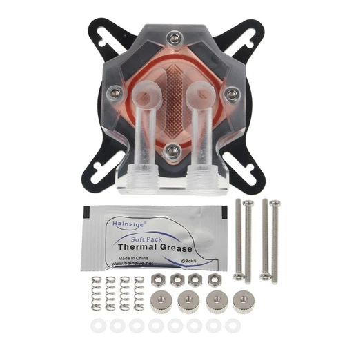 Universal Transparent Graphics Card Water Block Copper Base CPU PC Water Cooler