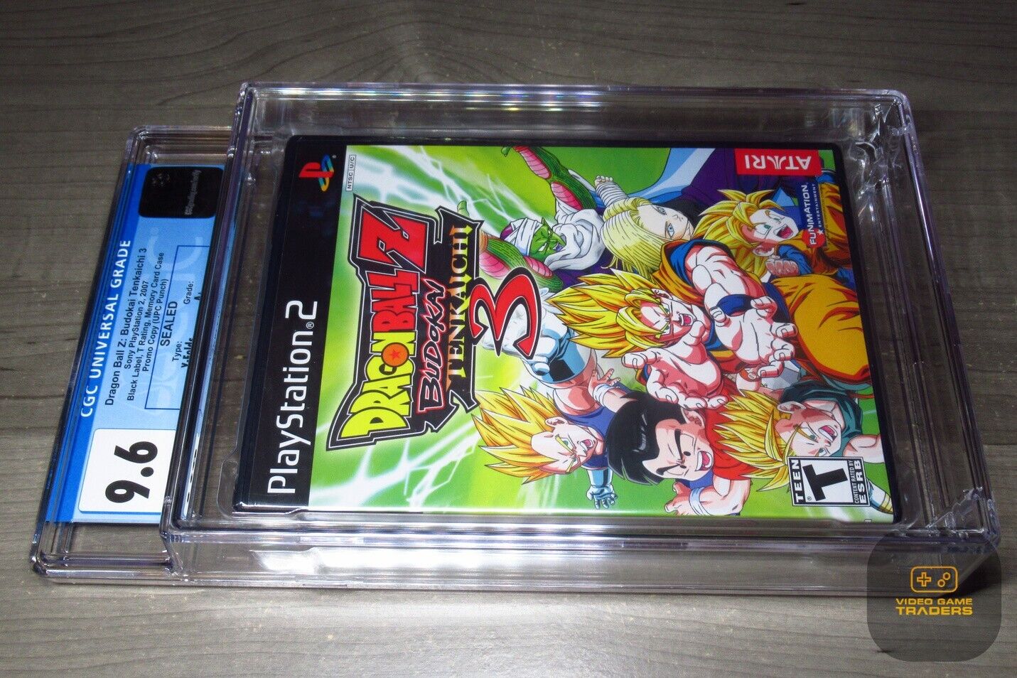 Dragon Ball Z Budokai Tenkaichi 3 PS2 Disc Style Plastic Coaster / Drinks  Mat 80mm Round