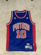 Adidas Detroit pistons Dennis Rodman Jersey Size Large