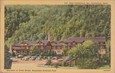 Griddle Me This: A Gatlinburg Gem at Flapjack's Pancake Cabin 10 New Gatlinburg Inn TN. Great Smoky Mountains UNP Linen Postcard