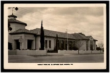 Vintage RPPC (Real Photo) Postcard - Murray Views, Settlers' Club, Mildura, VIC