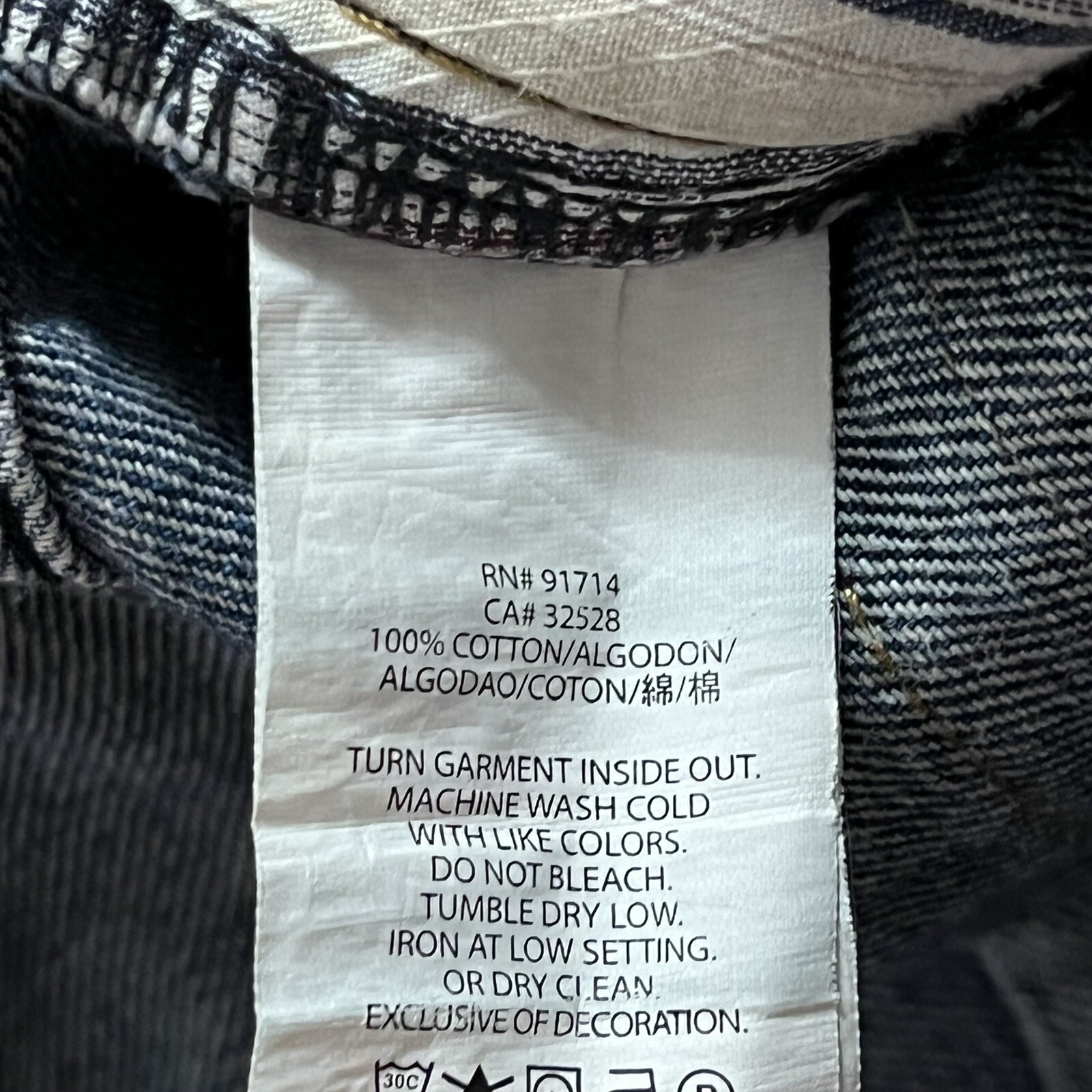 Armani Exchange Distressed Patchwork Paint Splatt… - image 8