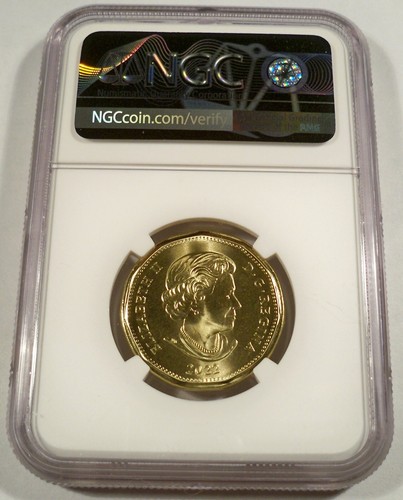 JUEGO CLÁSICO DE DÓLAR CANADIENSE 2022 NGC COMO NUEVO 68 SIN CIRCULAR $1 - Imagen 2 de 3
