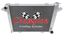 3 Row Discount Champion Radiator for 1991 1992 1993 Dodge W350 L6 Engine #CC1198
