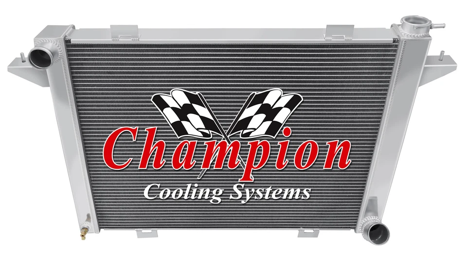 Radiador 3 filas Racing Champion para Dodge W250 L6 1991 1992 1993 motor #CC1198 Foto 3 de 4