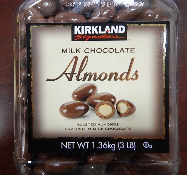 Kirkland Signature Milk Chocolate Roasted Almonds 48 Ounce for sale