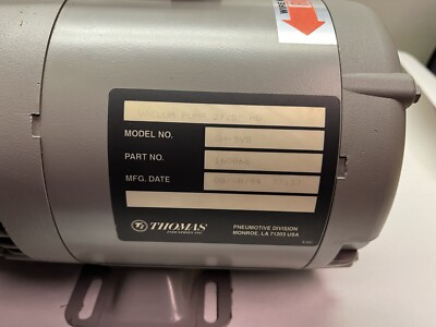 THOMAS,160866,GH5VB VACUUM PUMP 27.5 HG 1/2HP 3PH | eBay