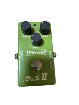 【箱付き】Maxon D&S II Distortion & Sustainer Maxon D&S II Distortion & Sustainer Distortion Guitar Effect Pedal