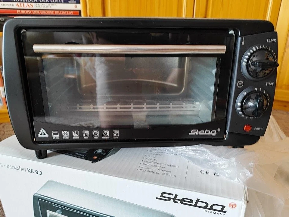 Steba Mini-Backofen KB 9.2 mit Edelstahlgehäuse und Pizzatiefe bis Ø 24,0 cm - Bild 4 von 4