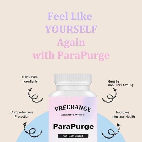 3 X ParaPurge Gut Cleanse - Gut and Colon Support Supplement 60 Capsules - Picture 3 of 12