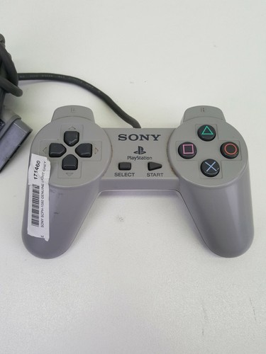 PLAYSTATION 1 PS1 SONY CONTROLLER GENUINE SCPH-1080 GREY ANALOG WIRED - Picture 2 of 5