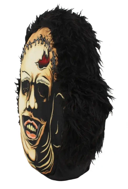 NEW Creepy Co. Texas Chainsaw Massacre LEATHERFACE PILLOW Plush Cushion Horror - Image 3 of 4