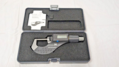 TESA Electronic Outside Micrometer Micromaster IP54 0 to 1.2''/0 to 30mm 06030010