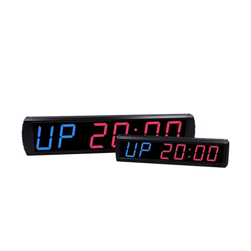 Large Digital Gym Training Interval Timer Clock Wall LED Stopwatch Countdown - Image 2 of 4