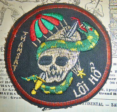 Original Mike Force Patch - Loi Ho - Border Recon - Skull - Vietnam War ...
