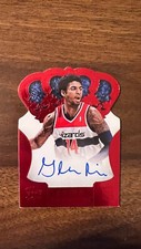 2013 PANINI CROWN ROYALE Red REFRACTOR AUTOGRAPH GLEN RICE JR AUTO RC /75
