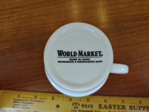 World Market "San Francisco" City Stackable Stoneware Ceramic Mug Cup Travel - Picture 4 of 6