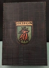 Vintage Poland Shaving Box with Mirror Scrapwood Barber Shaving Box Collectible